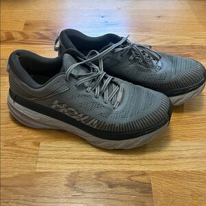 Hoka One Grey Running Shoes